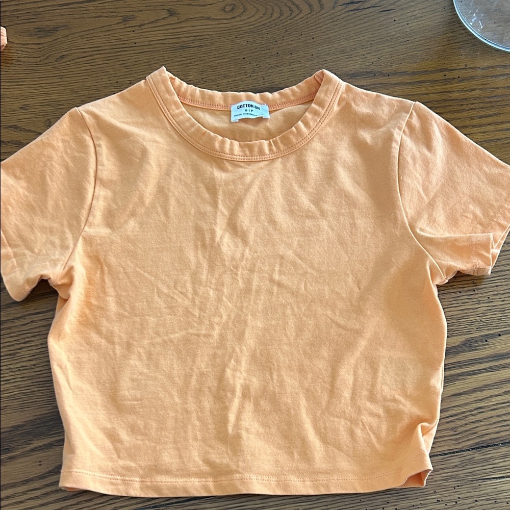 Cotton On Orange Short Sleeve Tee